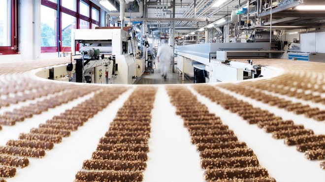 Produktionsbetrieb Halba in der Schokoladen Fabrik 